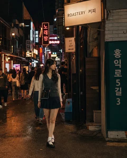Late Night at Hongik